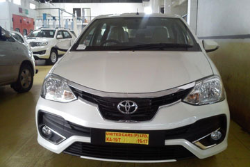 Toyota Etios Taxi on Rent